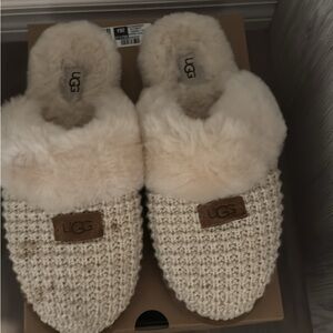 UGG Women's Cream Slippers